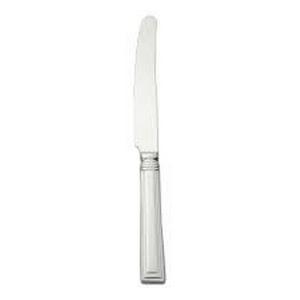 Libbey 977 5502 Slate 9 3/4" 18/0 Stainless Steel Heavy Weight Solid Handle Dinner Knife with Fluted Blade - 36/Case