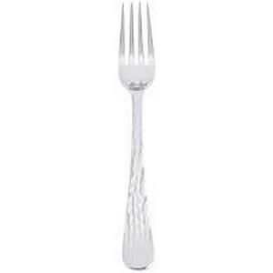 Libbey 994 030 Aspire 7 1/8" 18/8 Stainless Steel Extra Heavy Weight Utility / Dessert Fork - 36/Case