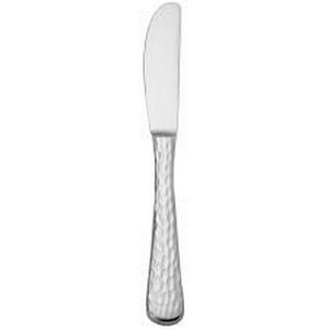 Libbey 994 554 Aspire 7 5/8" 18/8 Stainless Steel Extra Heavy Weight Solid Handle Bread and Butter Knife with Plain Blade - 36/Case