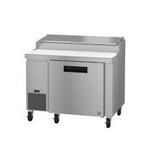 Scratch and Dent Hoshizaki PR46B, Refrigerator, Single Section Pizza Prep Table, Stainless Door