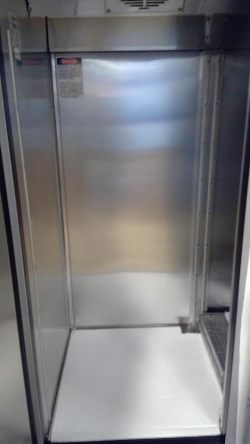 Hoshizaki EF2A-FS, Freezer, Two Section Upright, Full Stainless Doors with  Lock